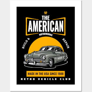 Retro vehicle Posters and Art